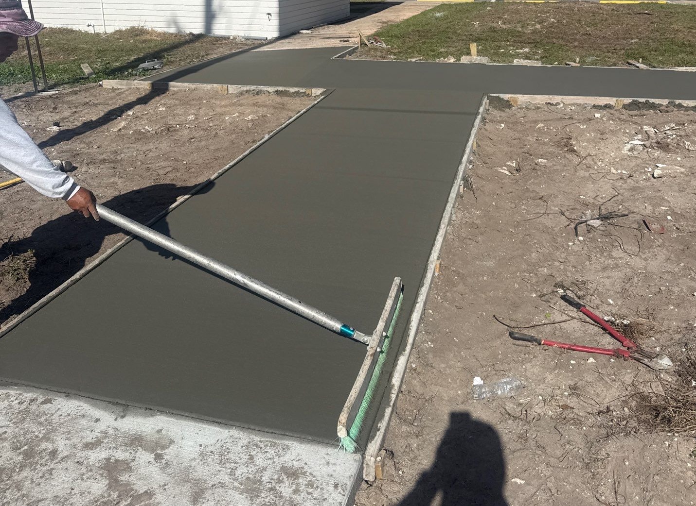 Concrete finishing details