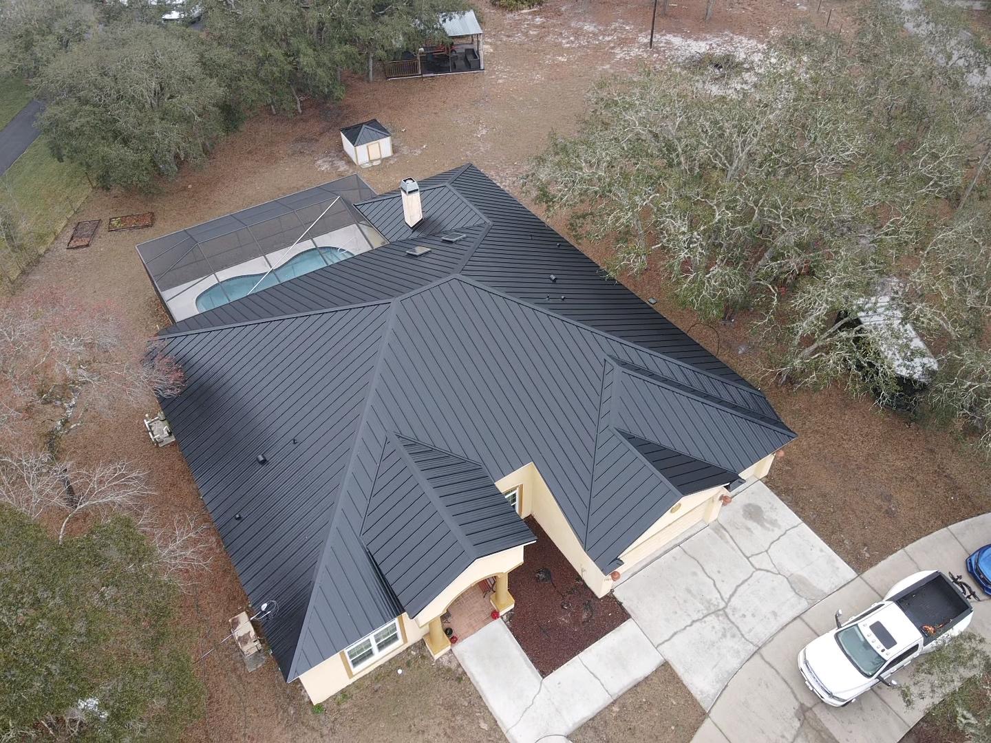 Florida coastal metal roofing detail